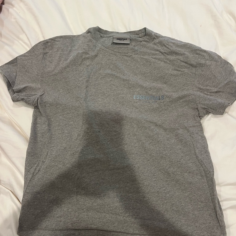 Fear of God Essentials Heather Gray T-Shirt